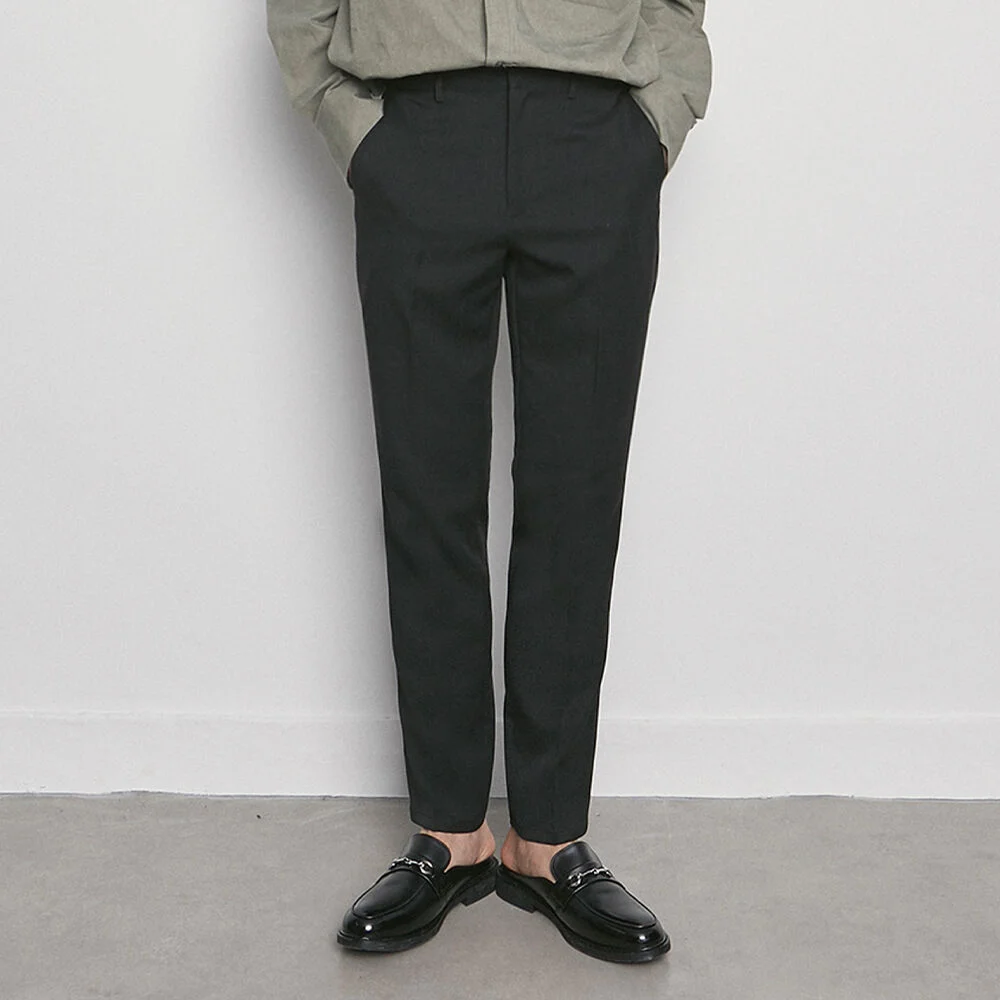 M3421 basic slacks black