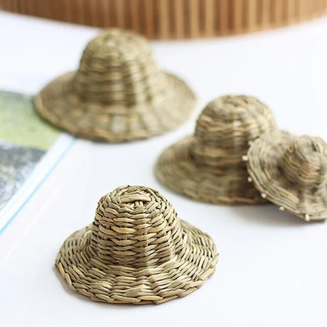 迷你裝 草帽 5p set