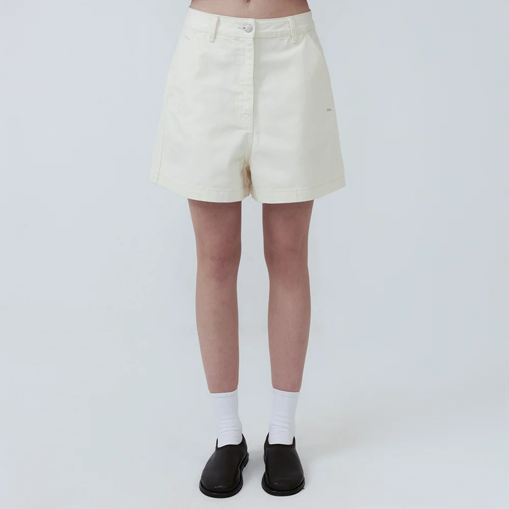 Denim Shorts (Cream)