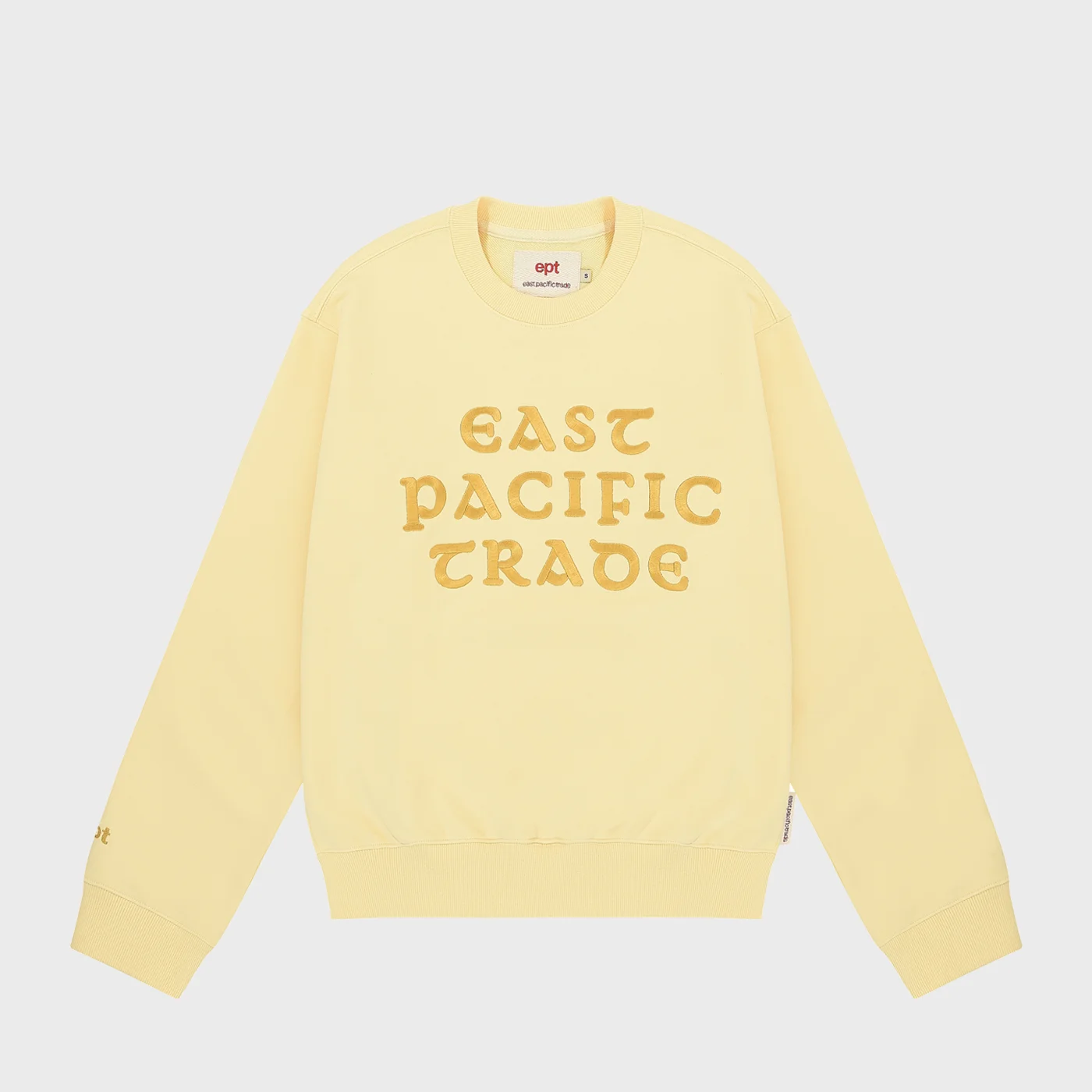 EMBROIDERED CREWNECK (YELLOW)