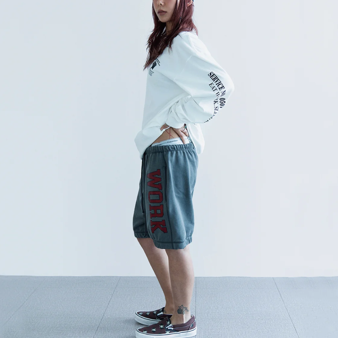 Balloon shorts Faded charcoal