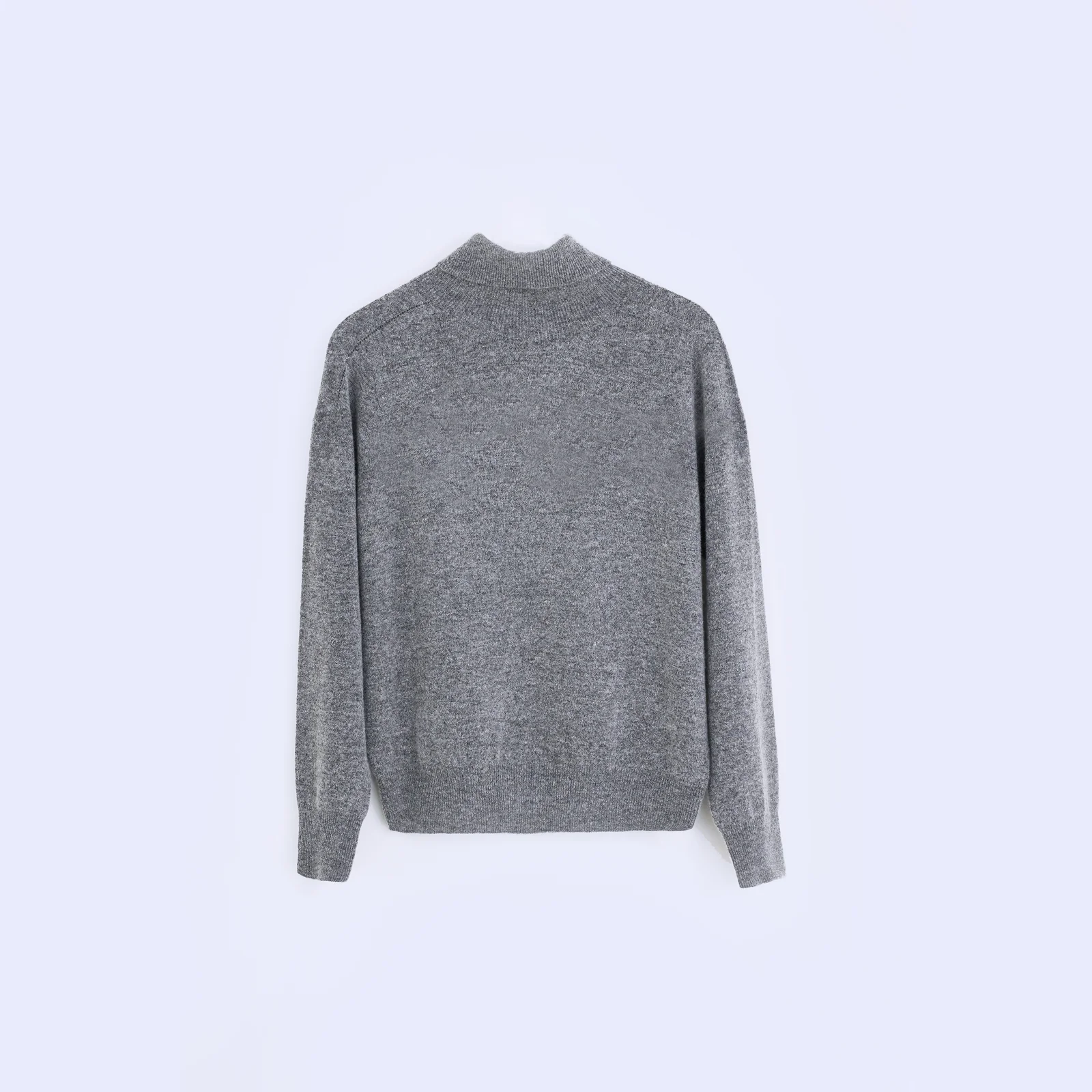 RACCOON TURTLENECK KNIT (GREY)