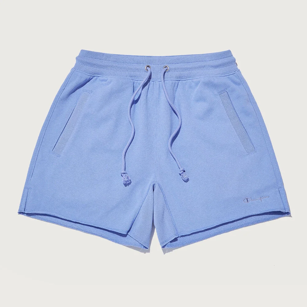 女裝 反織 法式毛圈布 短褲 Pale Blue