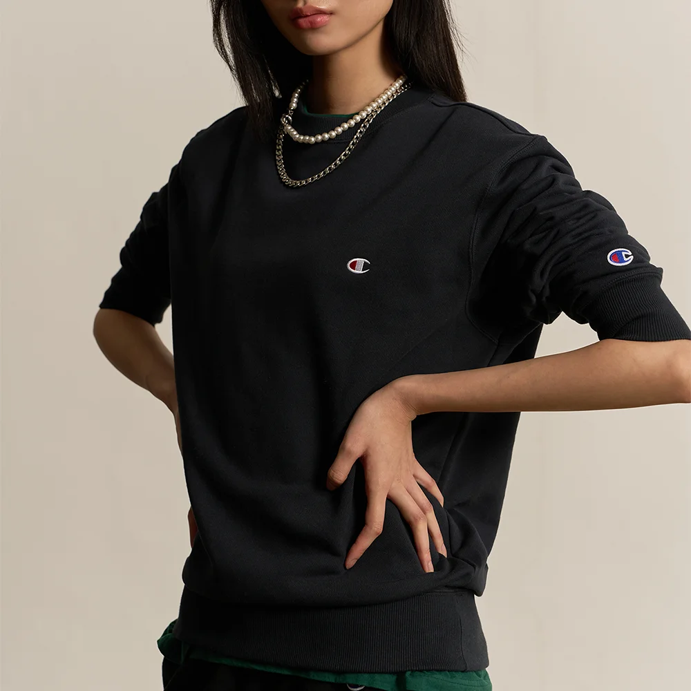 C標誌 圓領 衛衣 Normal Navy