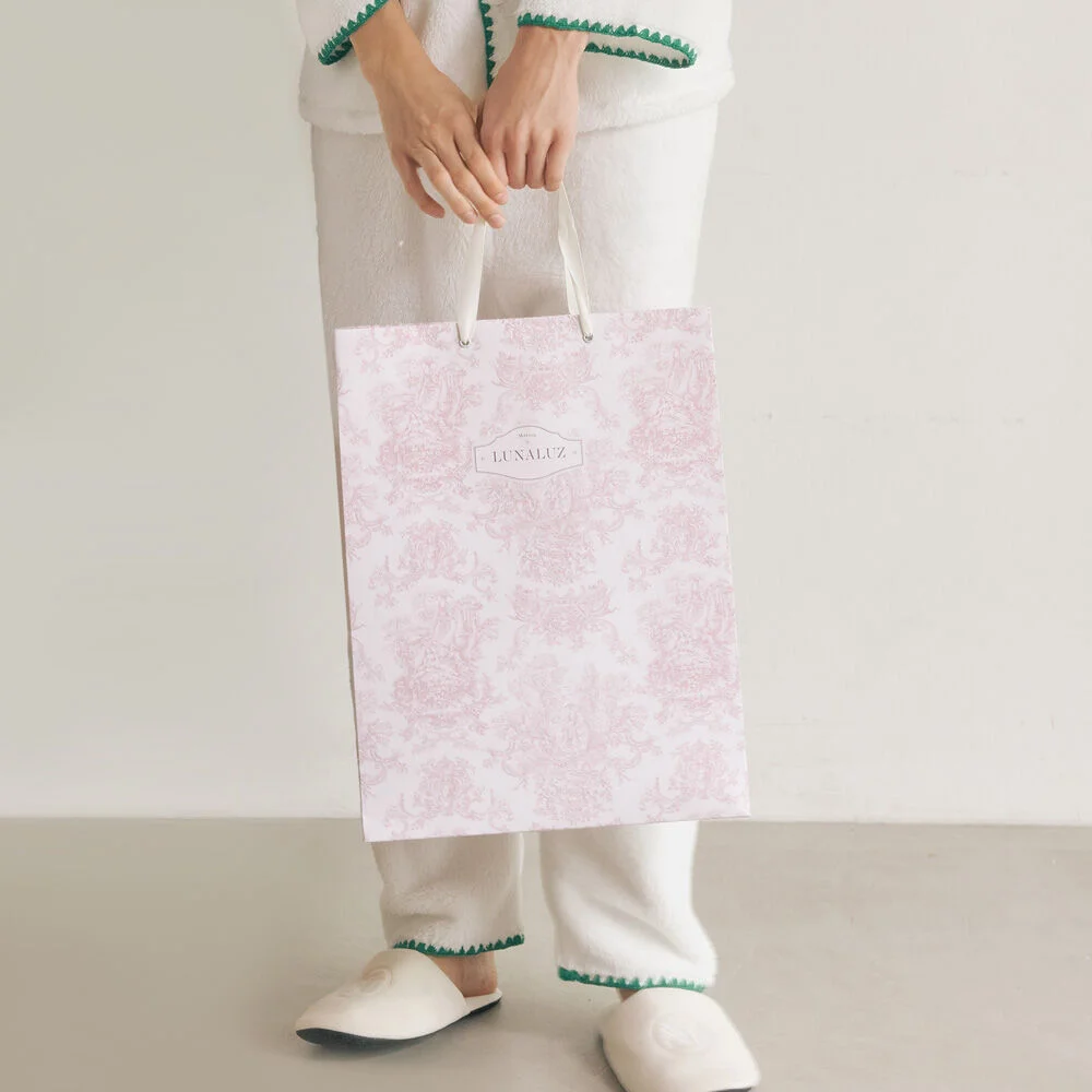 Luna Rouge Toile de Jouy 直立式 購物袋