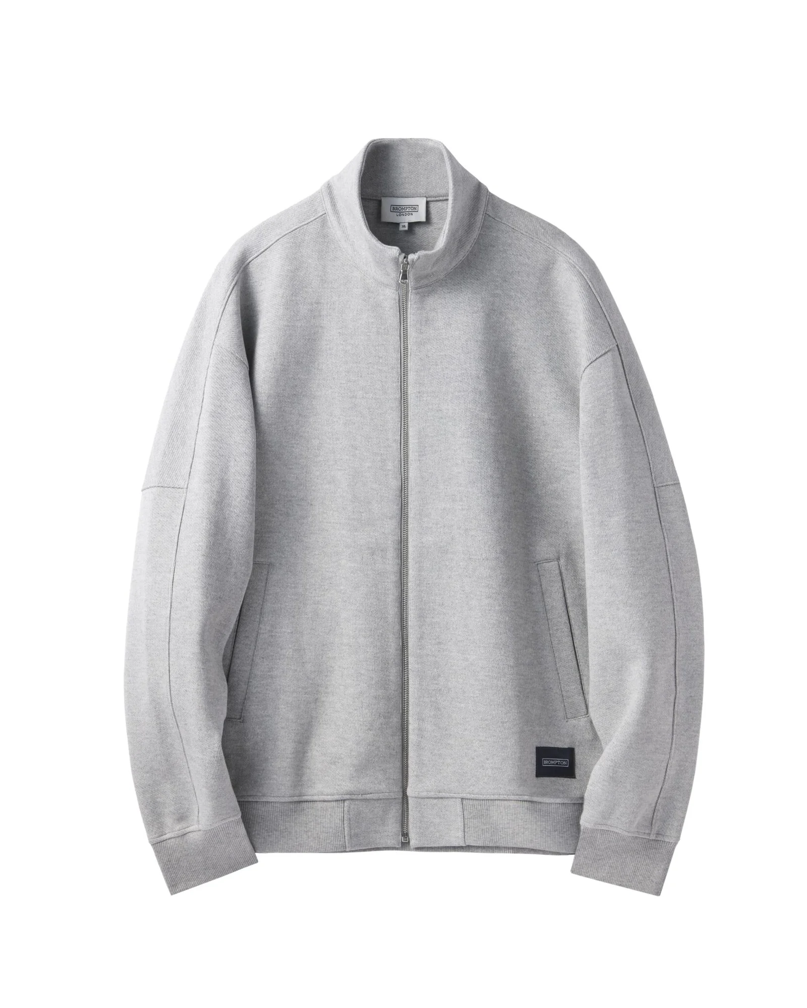 JACQUARD SET ZIP UP - M/GREY (P241UFT436)