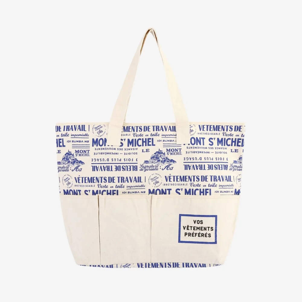 ALMIR - PRINTED TOTE_Ivory
