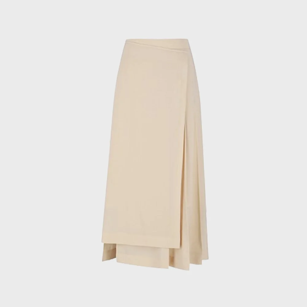 Pleated wrap Skirt_YA4SRN2
