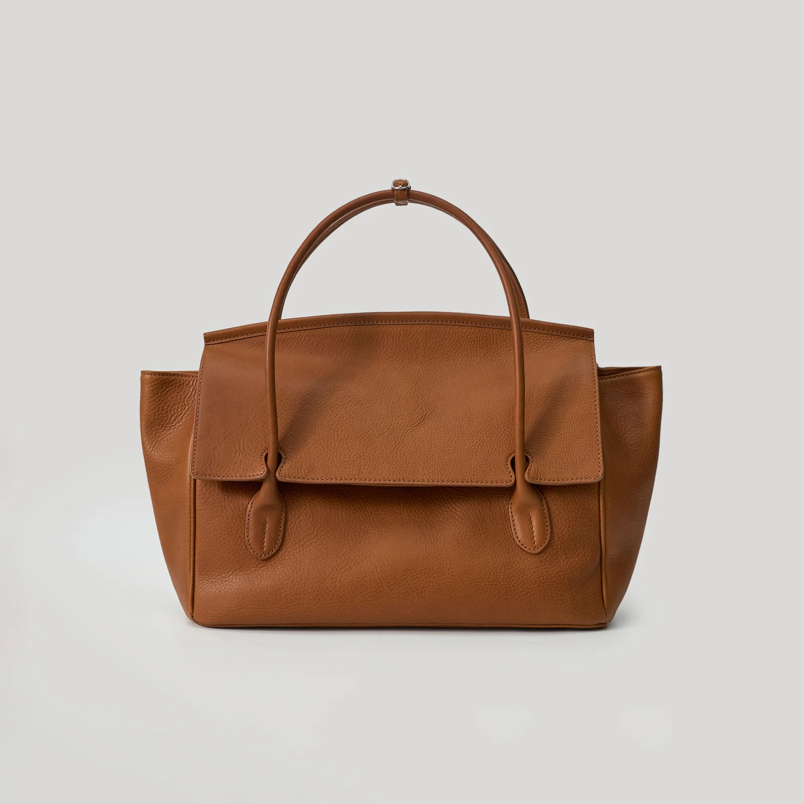 Tessa Leather Tote Bag Cognac (FROM ITALY)