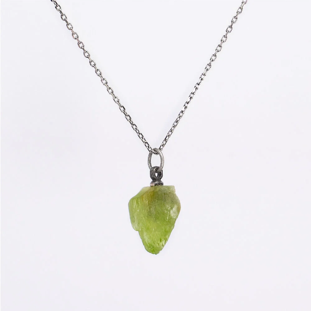 HR 301N_Peridot Necklace (Silver 925)