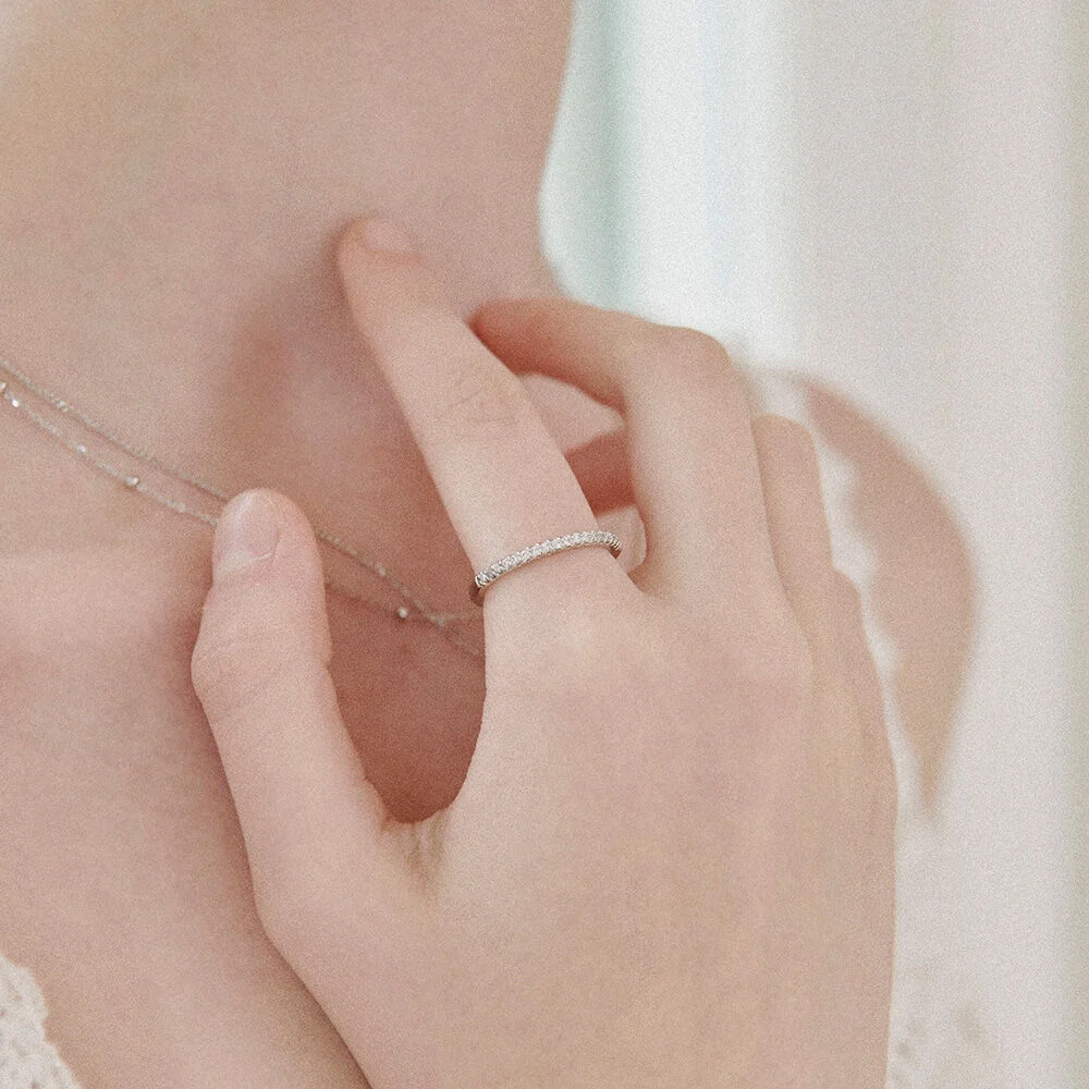 Cubic Round Open Ring. RB1203