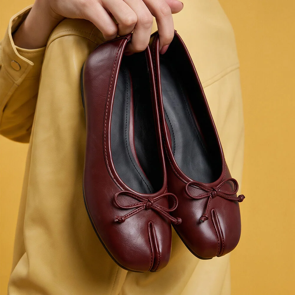 Tabi Ribbon Flat Tabi 蝴蝶結平底鞋 AINF004