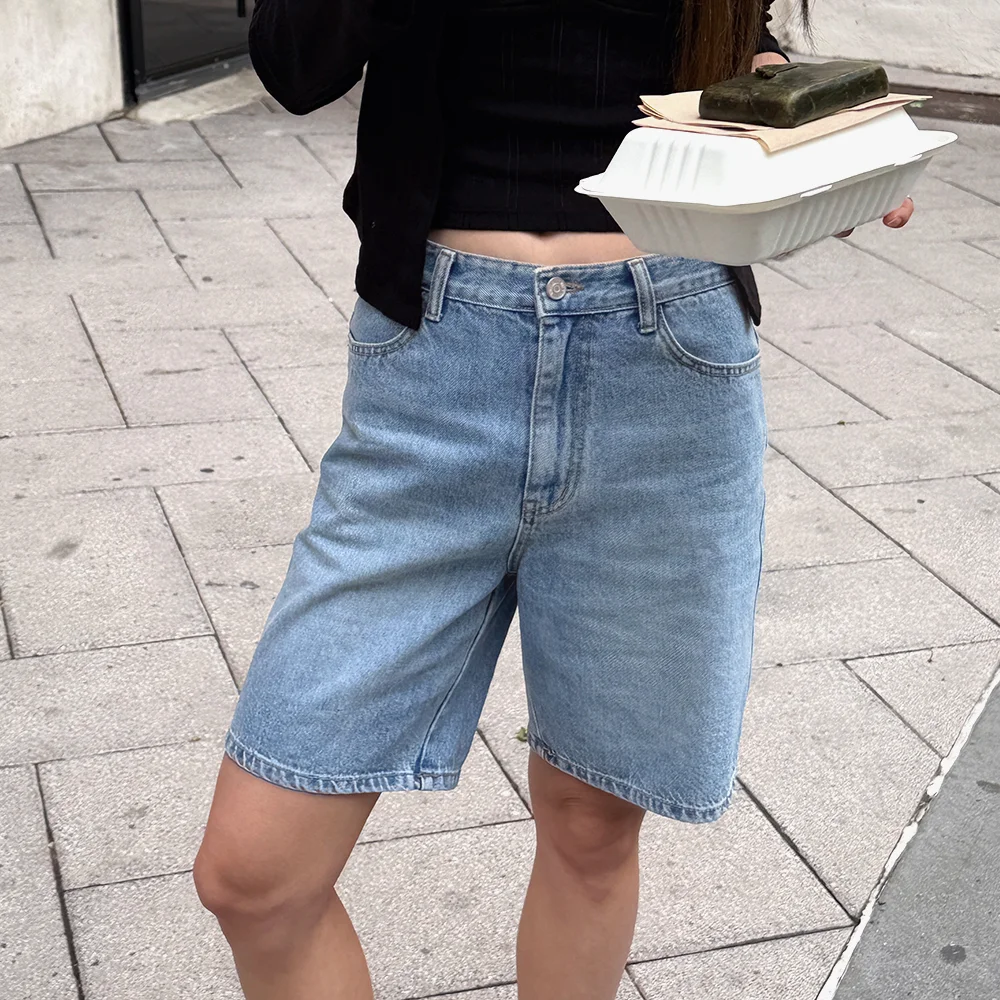 Classic half denim (light blue)