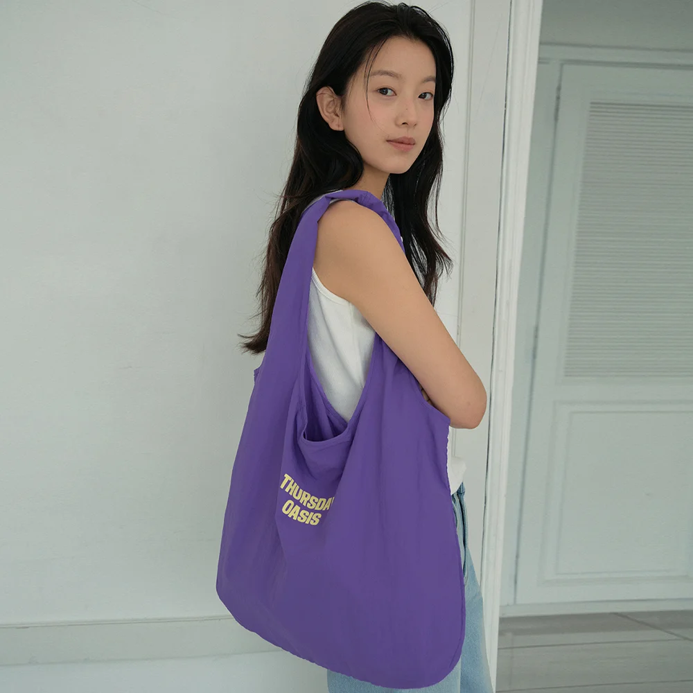 Weekdays Color Nylon Shoulder Bag_PURPLE(WB6AC05)