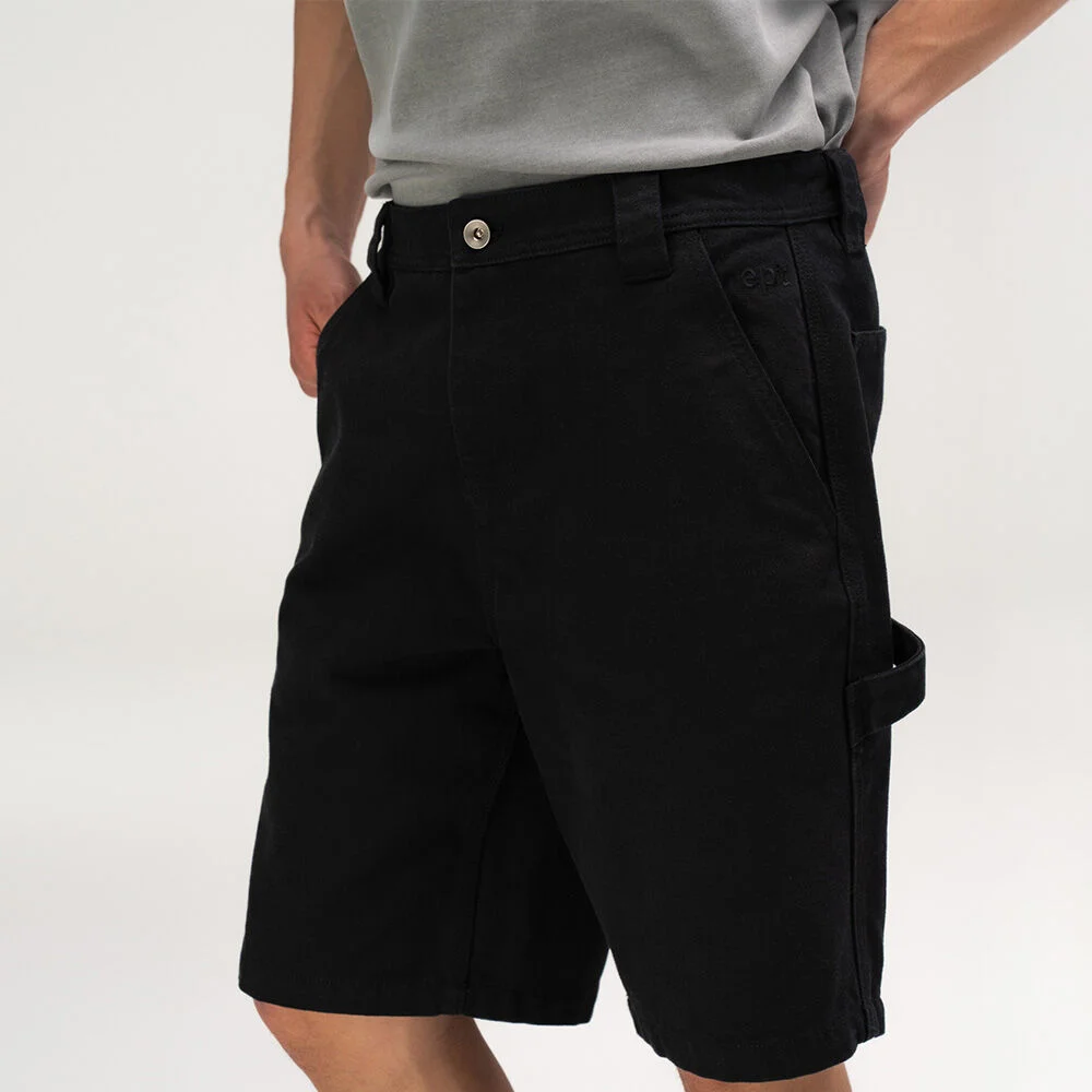 OXFORD WORK SHORTS (BLACK)