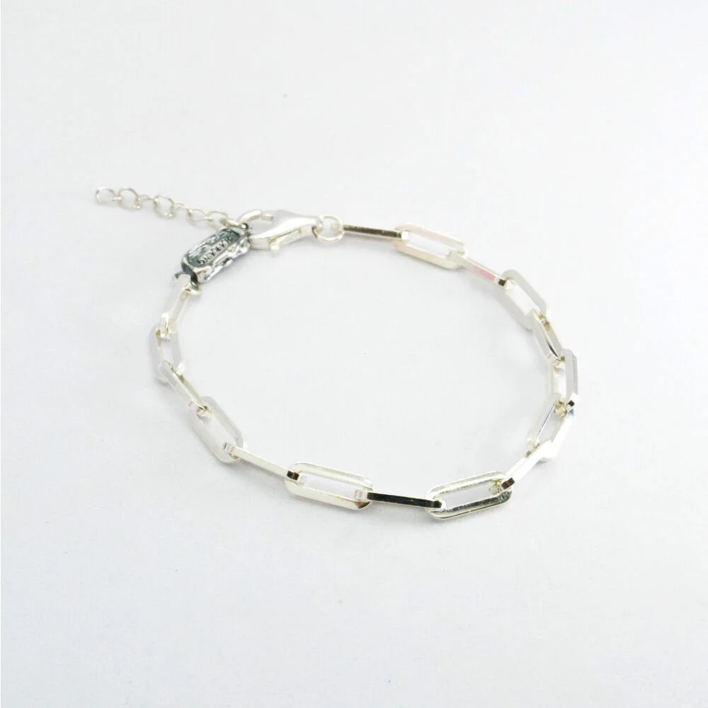 HR 337B_Silver Chain Bracelet (Silver 925)