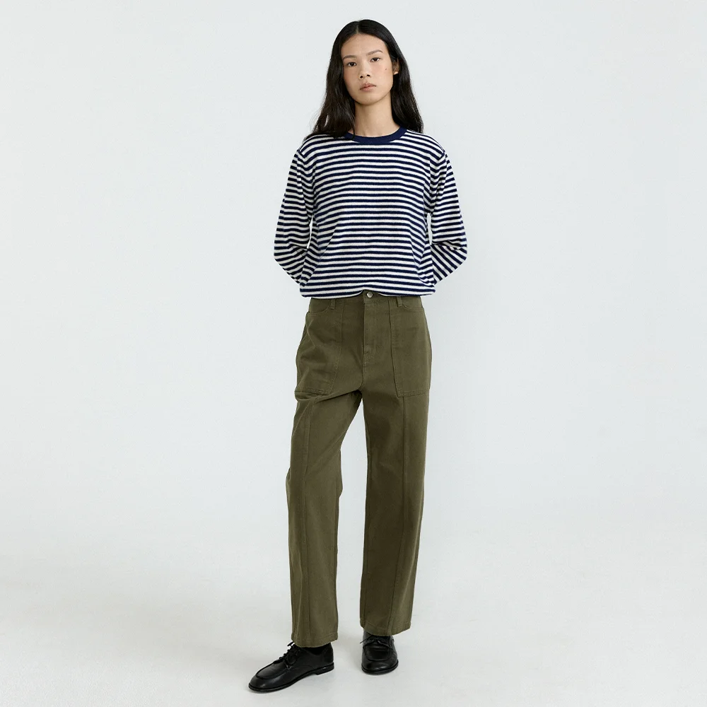 Marlow Out Pocket Pants (Khaki)
