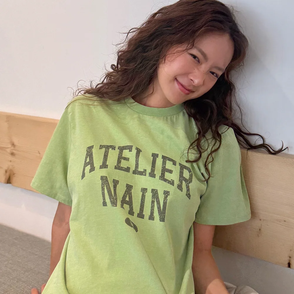 VINTAGE LOGO PIGMENT TEE (T-7161)