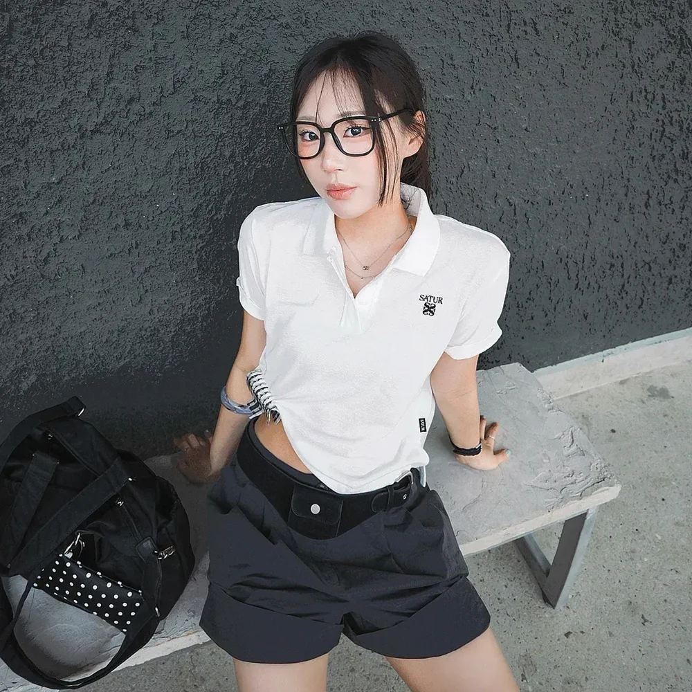 (W) Lauren 珠地 Polo 短袖 T恤 白色