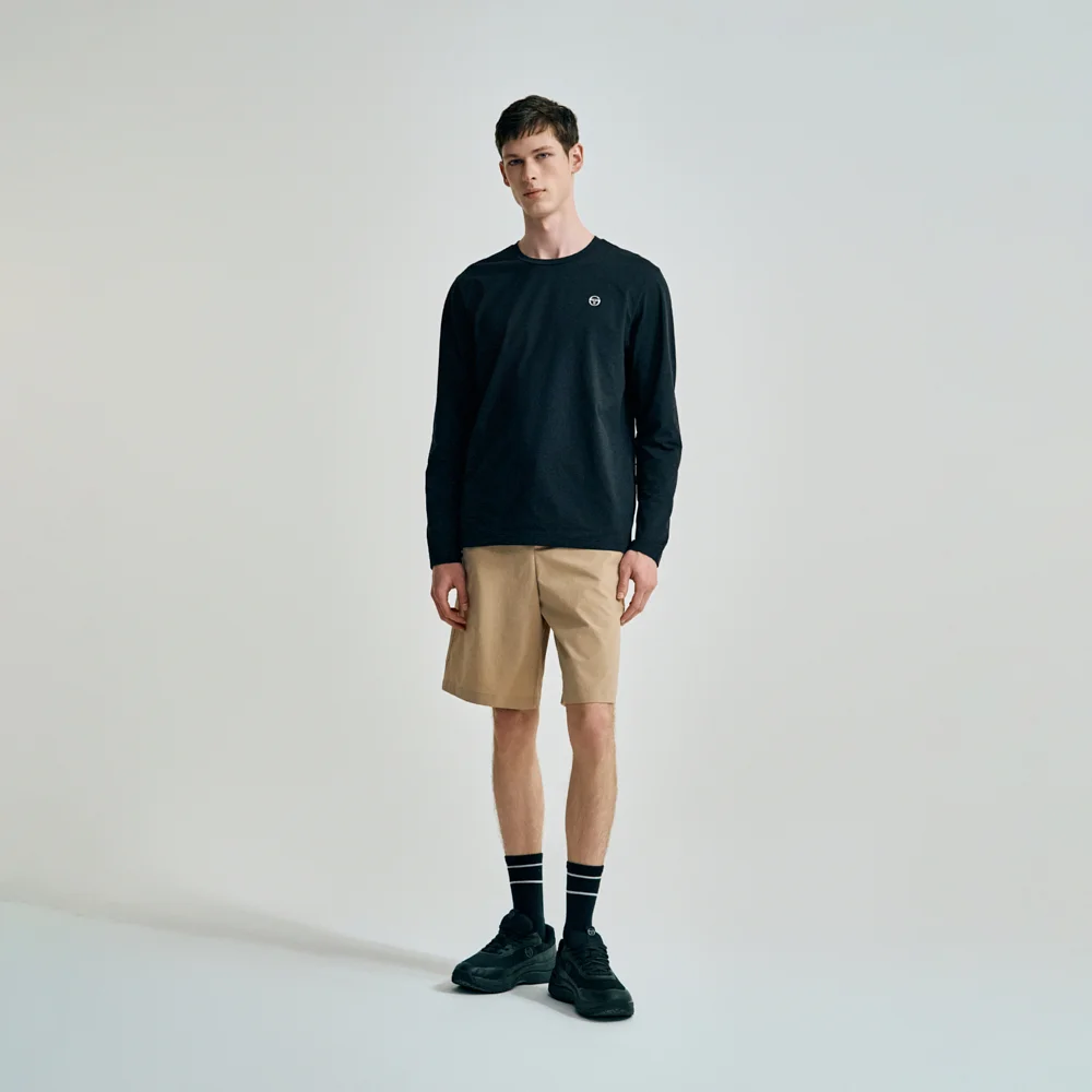 M Cool Match 長袖 T恤 (BLACK)