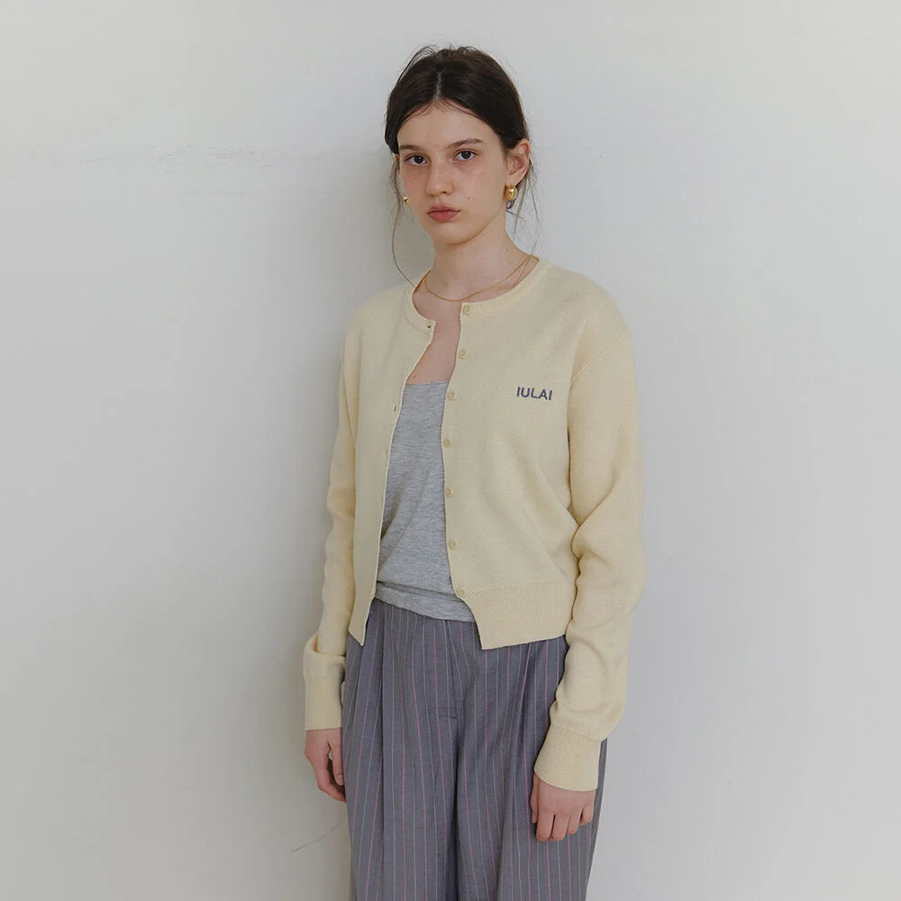 Mild still cardigan Butter Cream