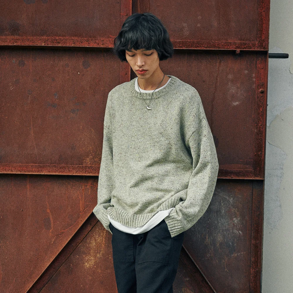 Brison Mild Round Knit Sweater Mint