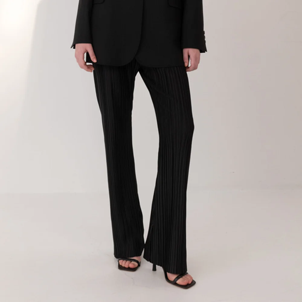 Easy Pleats Pants (Black)
