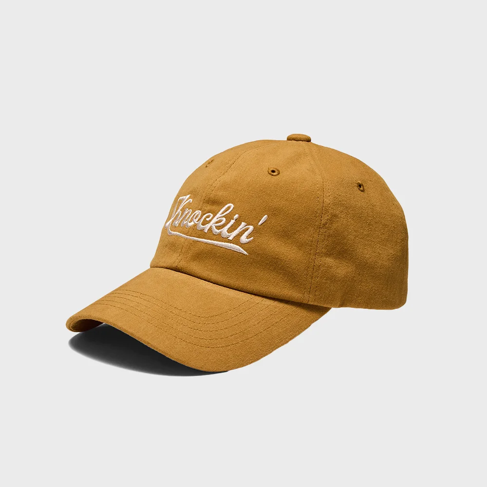 Knockin Logo B.B Cap Mustard