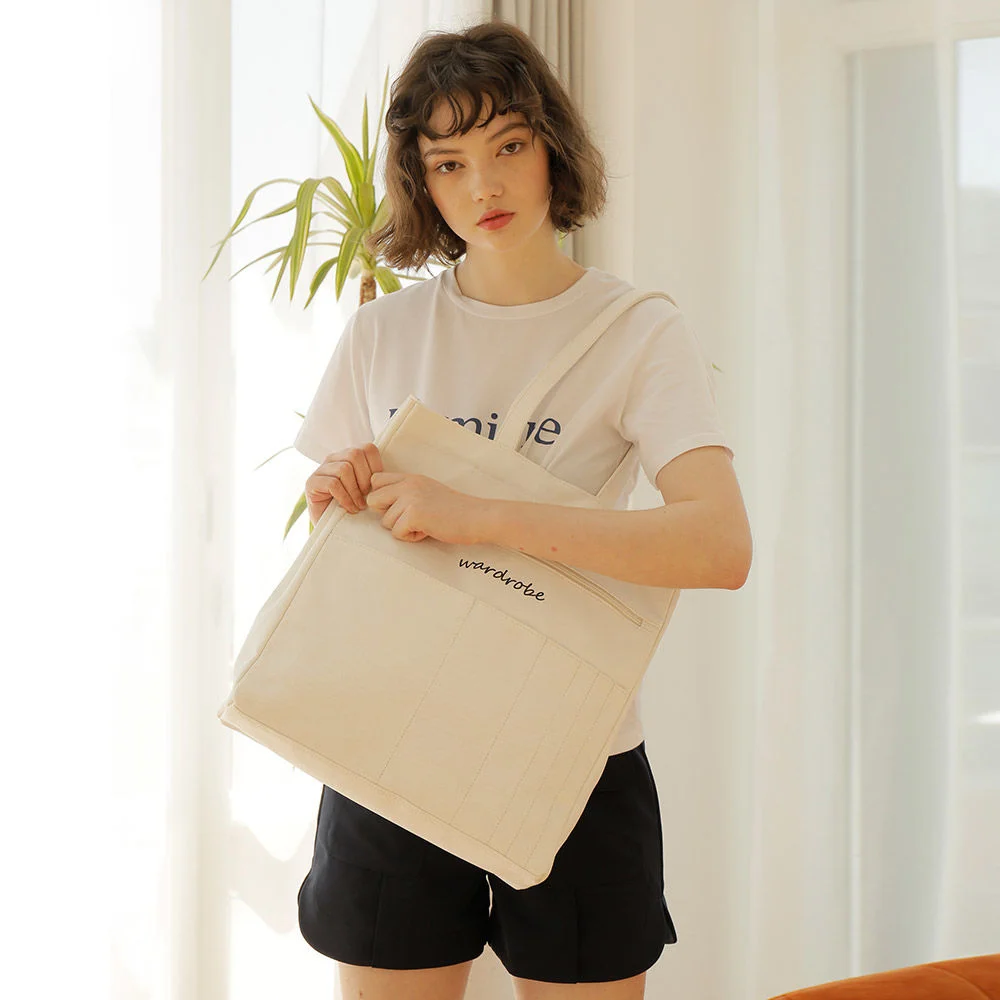 DOUBLE SIDED SHOULDER BAG_WHITE
