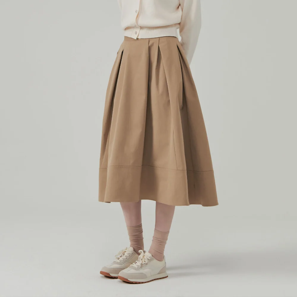 Lautre Anna Beige Flare skirt