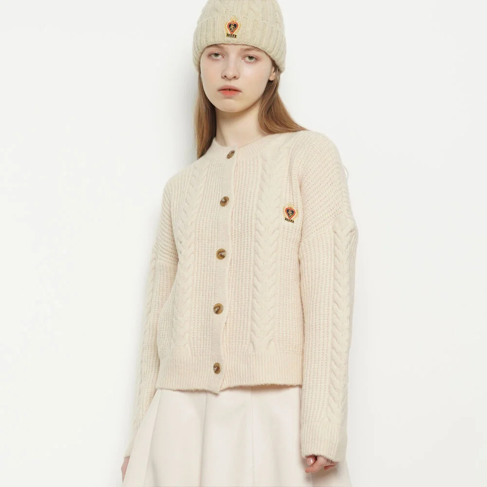 W12 max twisted knit ivory