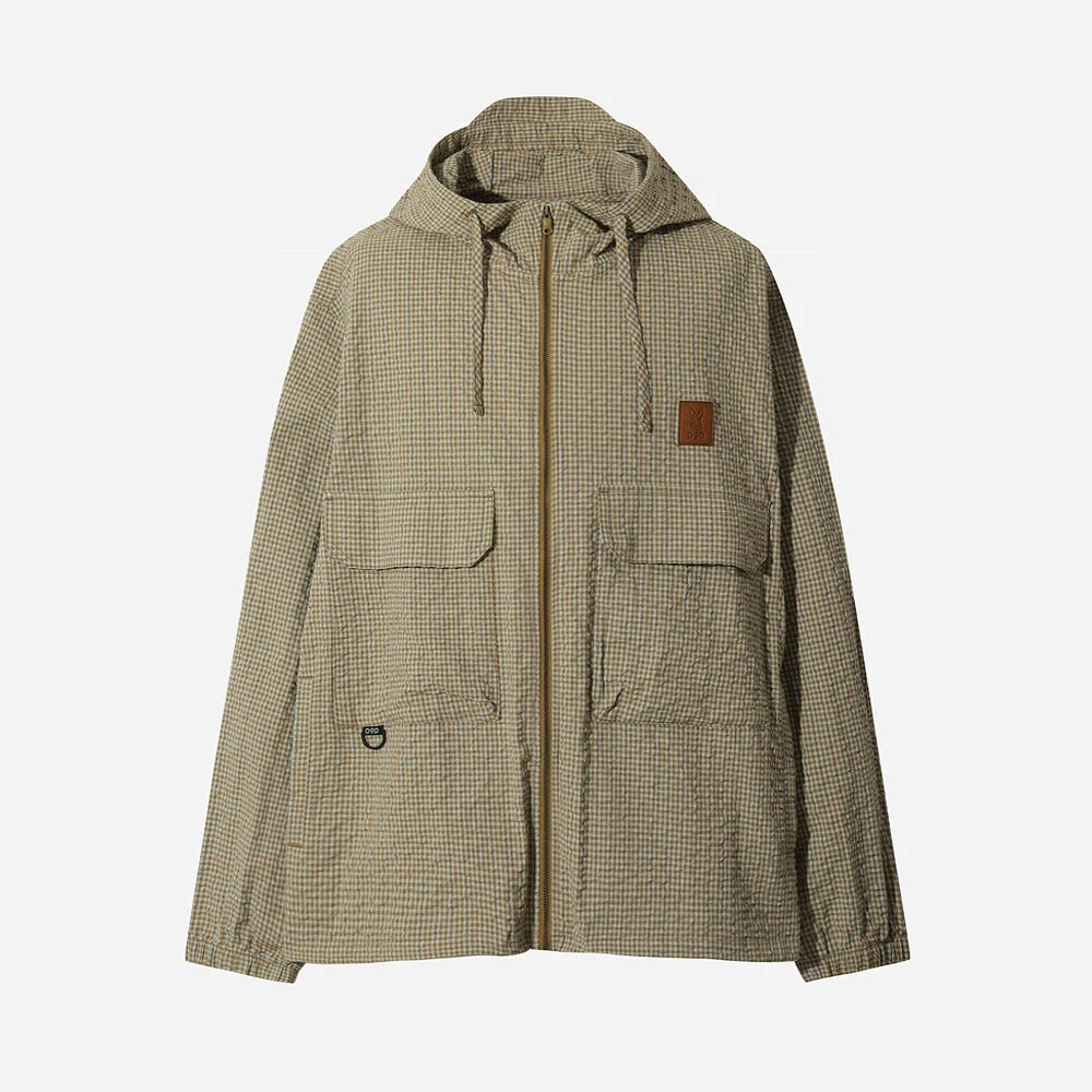All Day Check 連帽衫(BROWN)