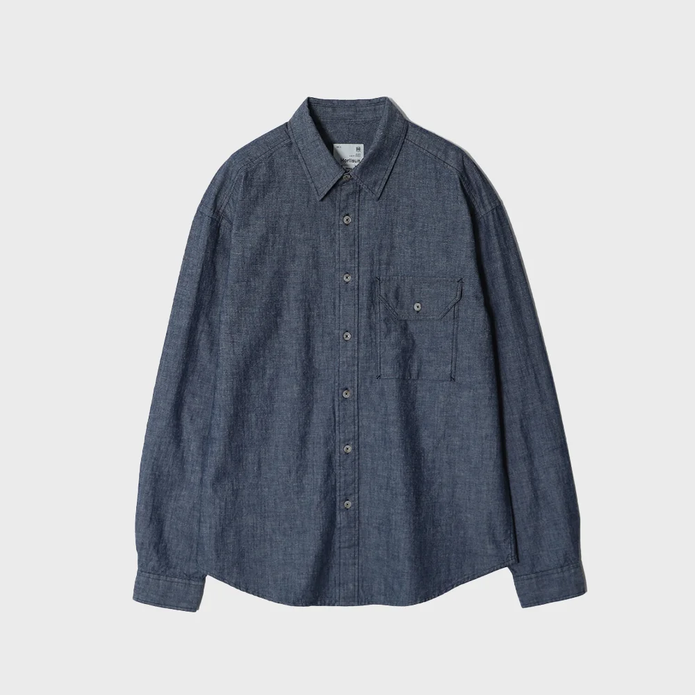 Jane Chambray Shirt Navy