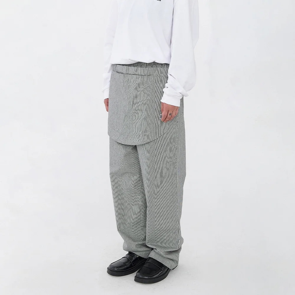圍裙 褲子 (條紋)