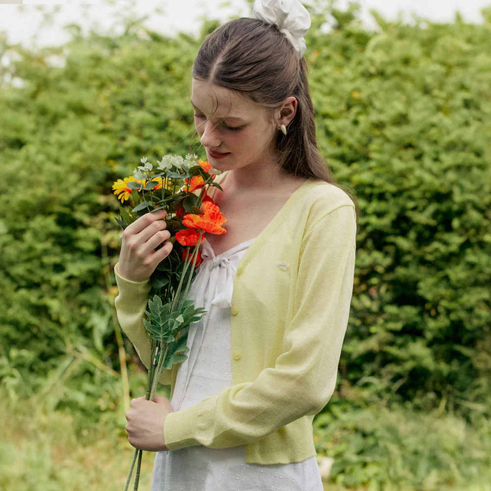Summer light v neck cardigan - 6color