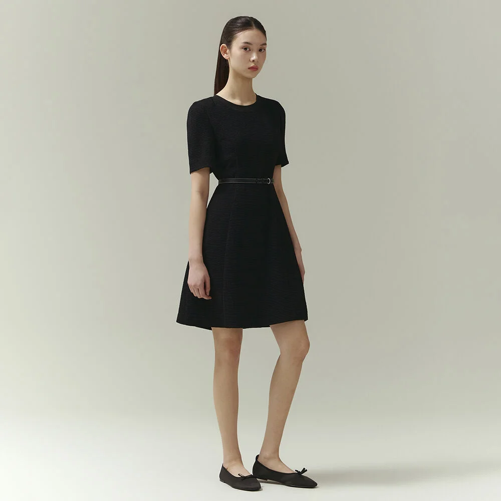 it MICHA 束帶 迷你 連衣裙 ITP3WOP790 (BLACK)