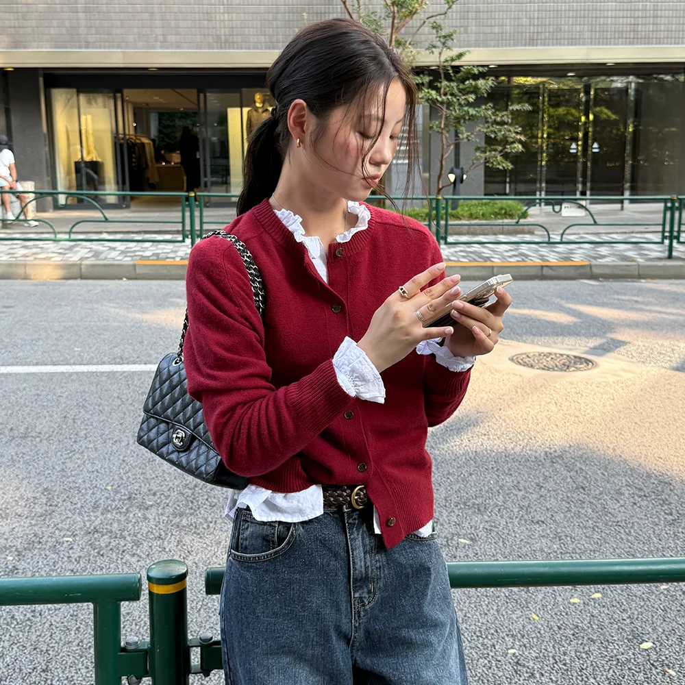 Penny Cash Knit Cardigan_Brick
