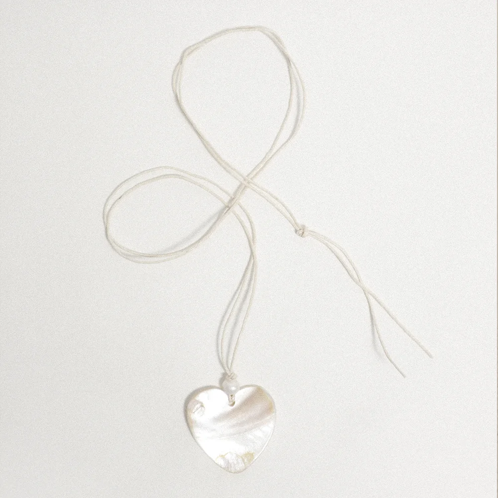 Pearl heart reverie necklace
