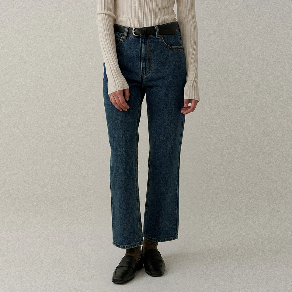 classic cropped jeans (classic blue)