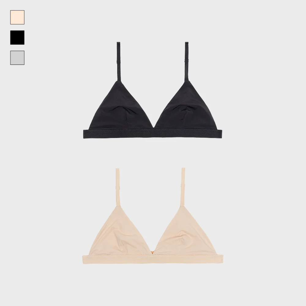 經典 純色 Bralette 2套裝