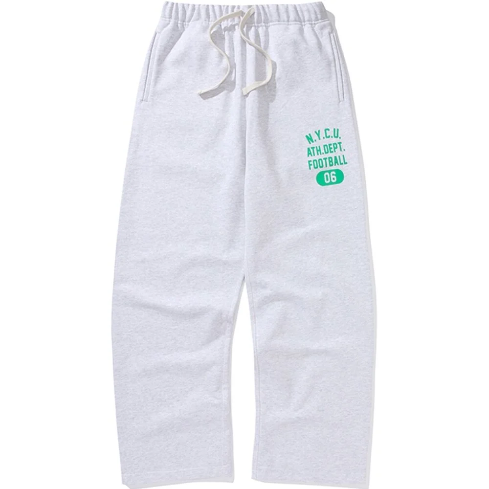 1906 FOOTBALL TEAM LOOSE-FIT TERRY SWEATPANTS 淺M灰色