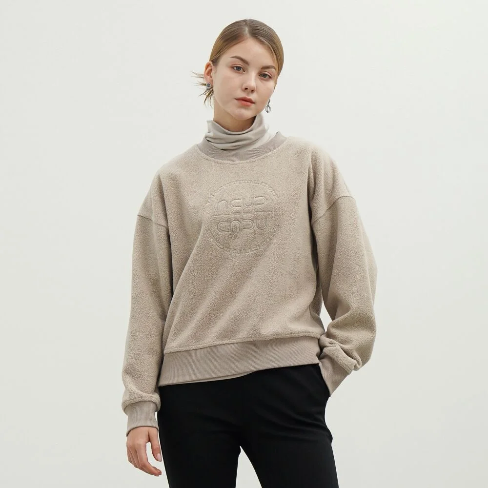 Boucle Logo Sweatshirt _Beige