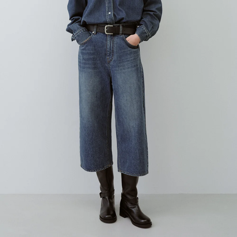 Culotte denim (middle blue)