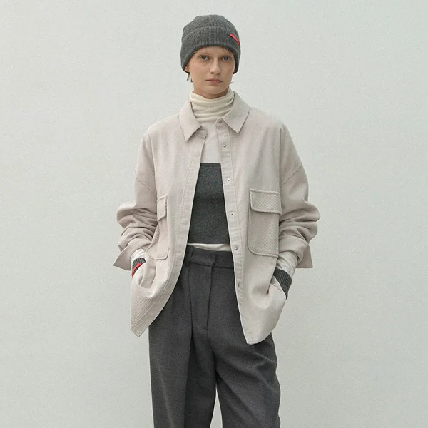 ESSENTIAL CORDUROY SHIRT(BL-4283)