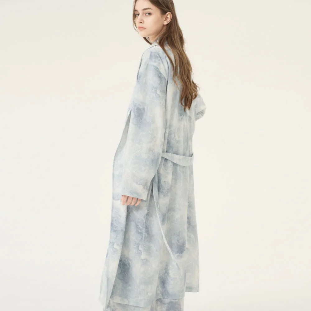 CLASSIC LONG ROBE_wave grey (women)