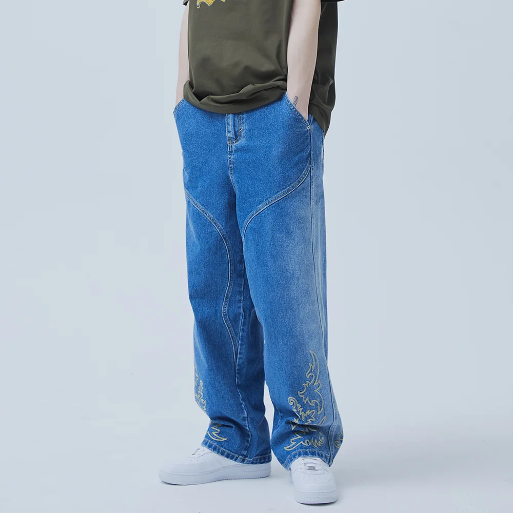 Western Wide Pants IndigoBlue