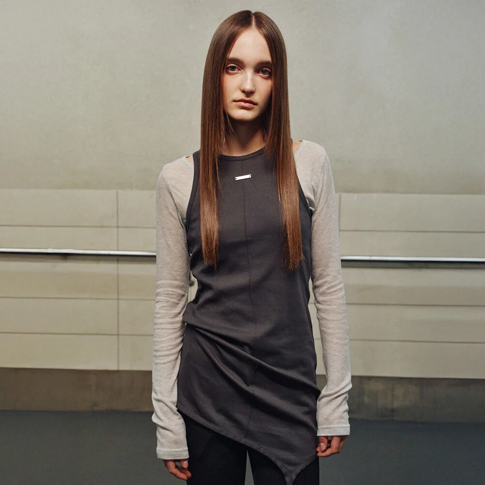 Layered Long-Sleeve & Sleeveless Set VW6SE340_3color