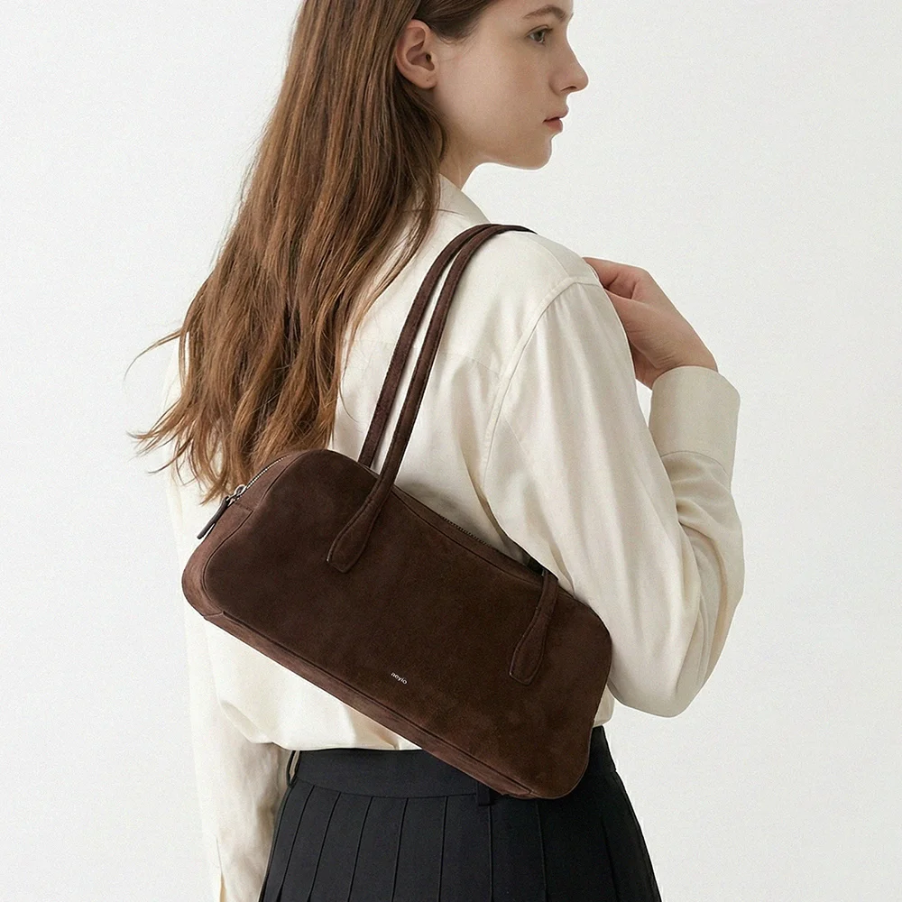 SUEDE SHOUDER BAG_麂皮 單肩袋 (2 Colors)_ABT4000