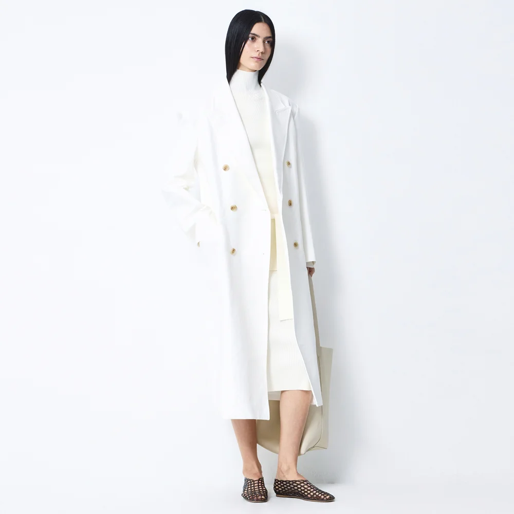 NEEZ DOUBLE TRENCH COAT