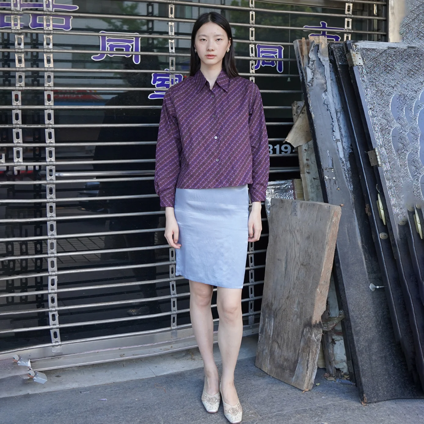 Linha Skirt_Misty Blue
